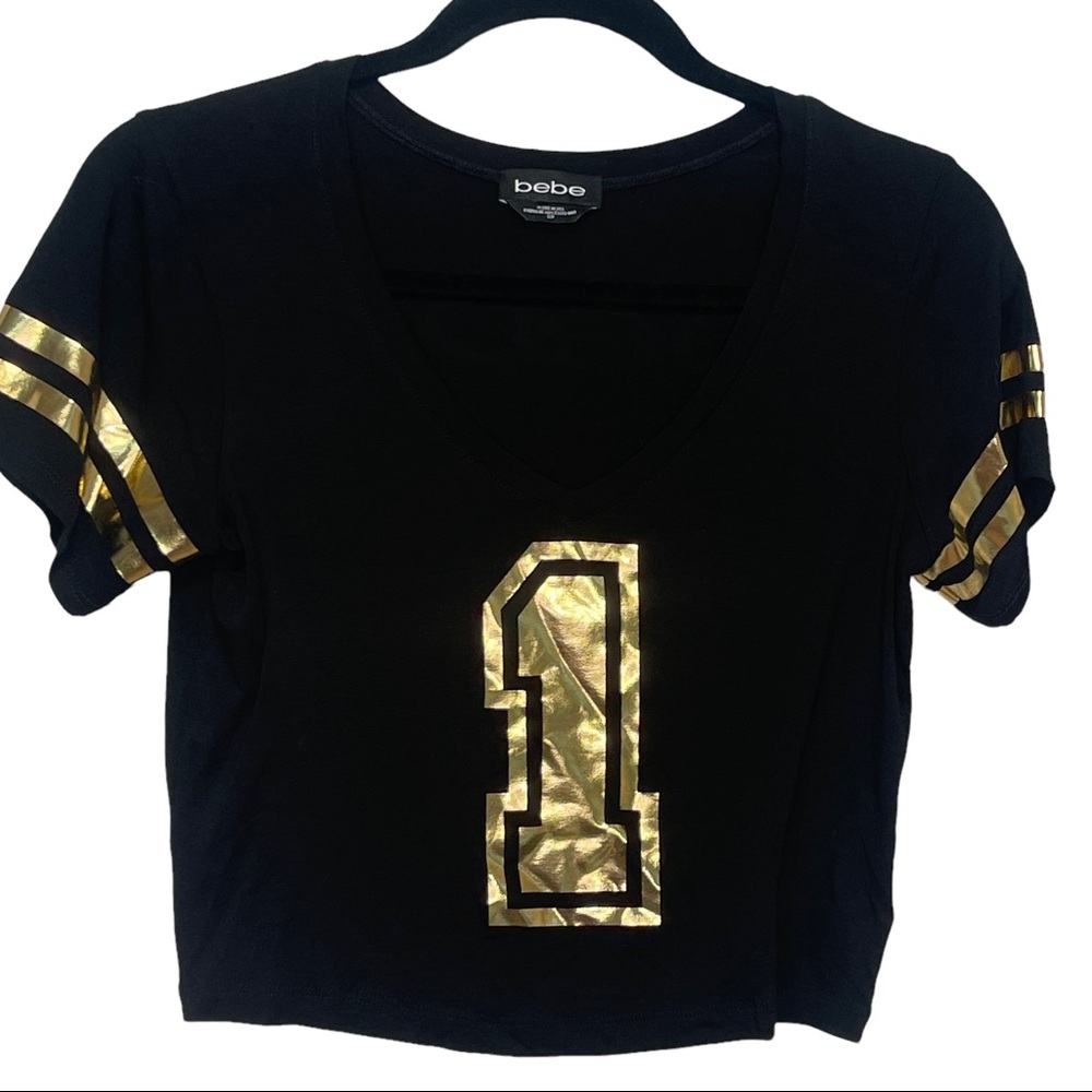 Bebe Woman’s Shirt black crop size s/p